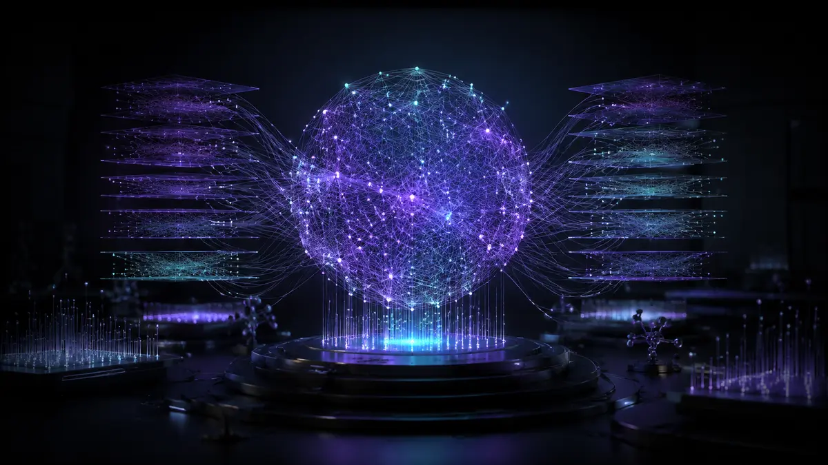 Artificial-intelligence neural core inside a quantitative research laboratory